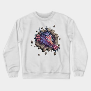 Red Dragon Head Crewneck Sweatshirt